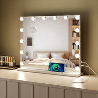 Royals Hollywood make up Spiegel - 50x42CM - 14x Led Lampen