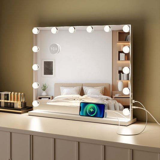Royals Hollywood make up Spiegel - 50x42CM - 14x Led Lampen