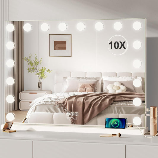 Royals Hollywood make up Spiegel - 80x60CM - 18x Led Lampen