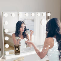 Royals Hollywood make up Spiegel - 80x60CM - Bluetooth - 18x Led Lampen