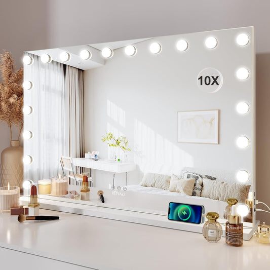 Royals Hollywood make up Spiegel 100x70CM - 20x Led Lampen